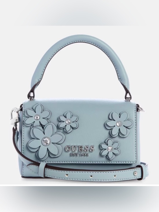 Guess Handbags - Guess Zaria Mini Top Handle Flap handbag nwt